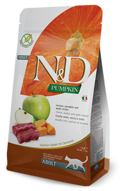 Farmina N&D Pumpkin Cervo E Zucca Gatti Adulti Sacco 300g
