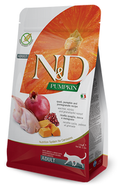 Farmina N&D Pumpkin Quaglia E Zucca Gatti Adulti Sacco 300g