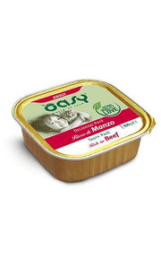 Oasy Delizioso Paté Gatto Adult Ricco di Manzo 100g