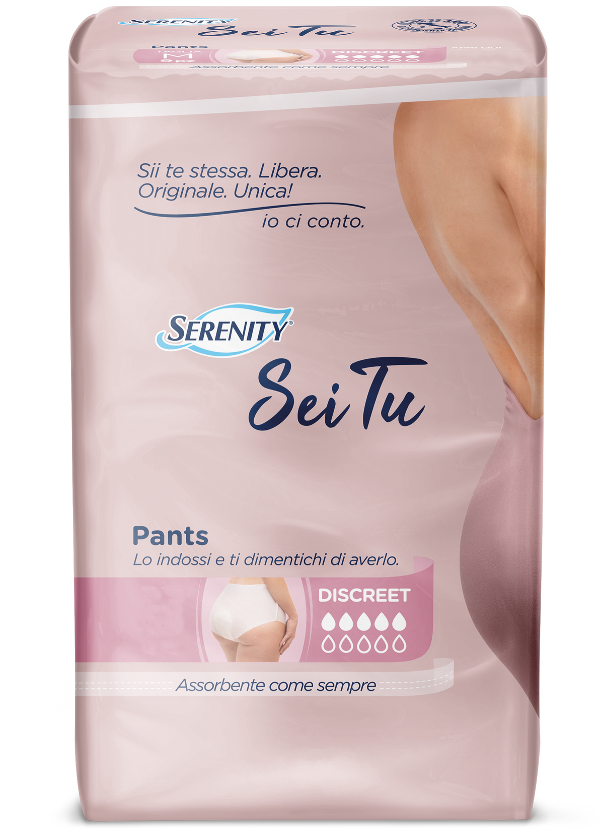 Serenity pants pannolone a mutandina advance seitu discreettaglia large 12 pezzi