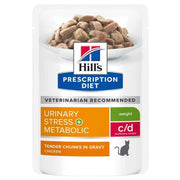Hill's Prescription Diet c/d Multicare Stress + Metabolic Bocconcini Pollo Gatti Bustina 85g