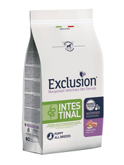Exclusion Monoprotein Veterinary Diet Formula Intestinal Crocchette Suino/Riso Per Cuccioli Sacco 800g
