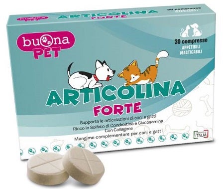 Buona Pet Articolina Forte Mangime Complementare Per Cani E Gatti 30 Compresse