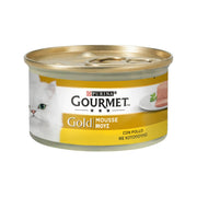 Purina Gourmet Gold Mousse Con Pollo Per Gatti Lattina 85g