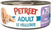 Petreet Vellutate Pollo Con Zucchine Cibo Umido Gatto Adulto Barattolo 70g