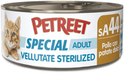 Petreet Vellutate Pollo Con Patate Cibo Umido Gatto Sterilizzato Barattolo 70g