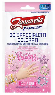 Zanzarella Braccialetti Colorati Princess 30 Pezzi