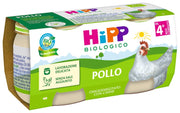 Hipp bio omogeneizzato pollo 2 pezzi da 80 g