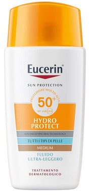 Eucerin Hydro Protect Fluido Ultra Leggero Colorato Medium SPF50+ 50ml