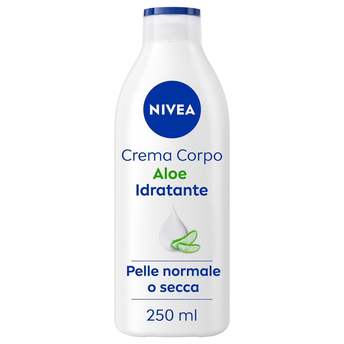Nivea Crema Corpo Aloe Idratante 72h Per Pelle Secca O Normale 250ml