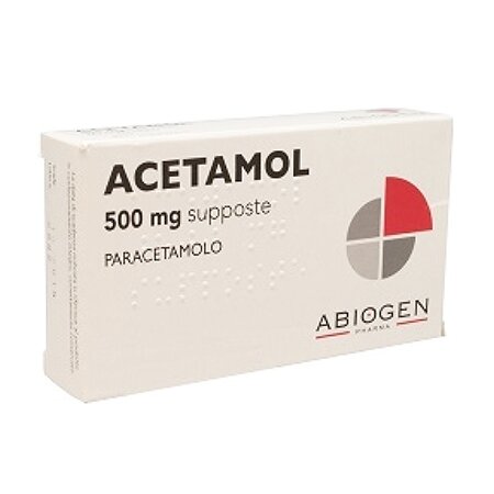 Acetamo 500 mg 10 supposte