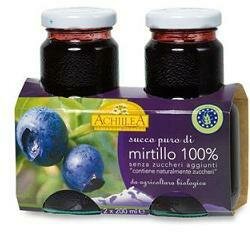 Achillea succo puro mirtillo 2x200 ml