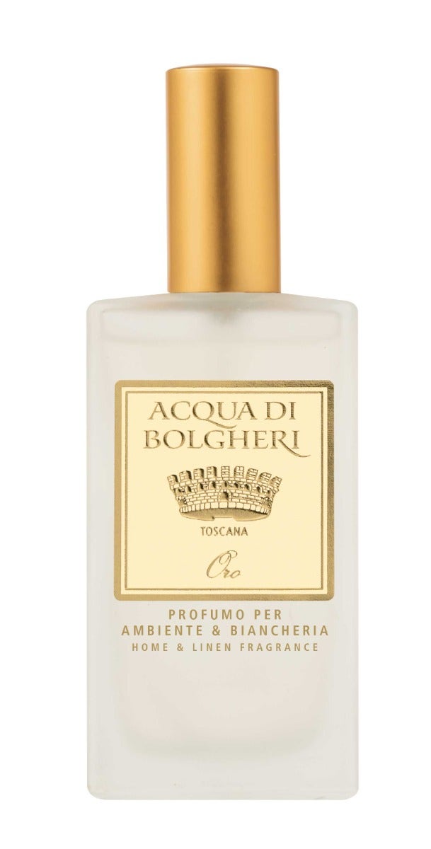 Acqua bolgheri profonda oro spray