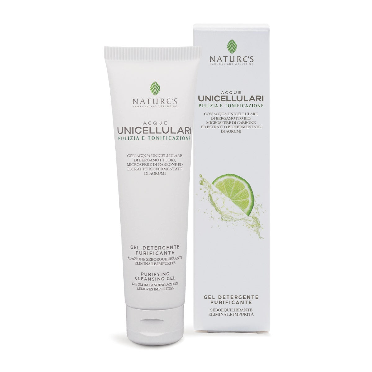 Acque unicell gel detergente purificante