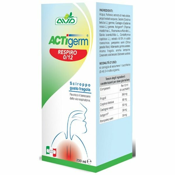 Actigerm respiro 0-12 200ml