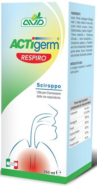 Actigerm respiro sciroppo 250 ml