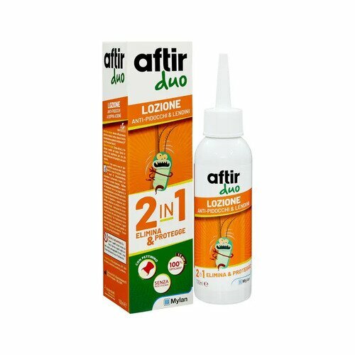 Aftir Duo Lozione Antipidocchi A Doppia Azione 100 ml