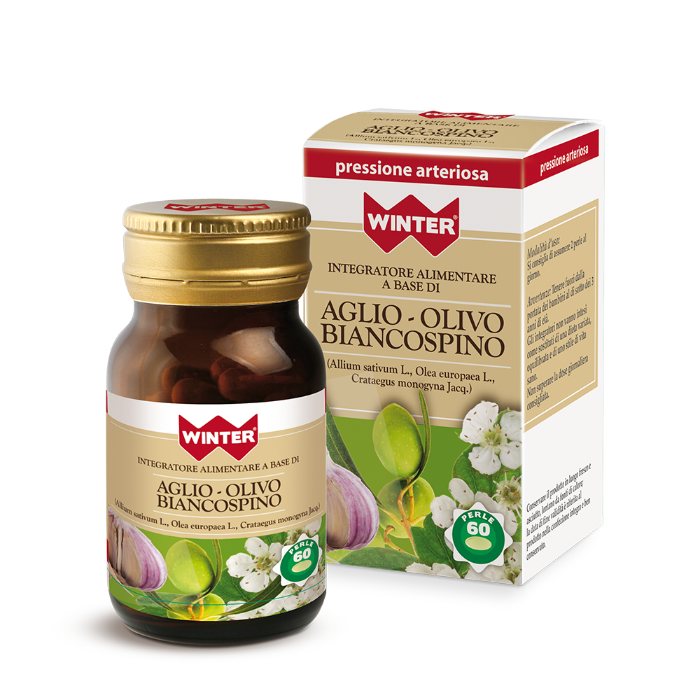 Aglio biancospino olivo 60 perle