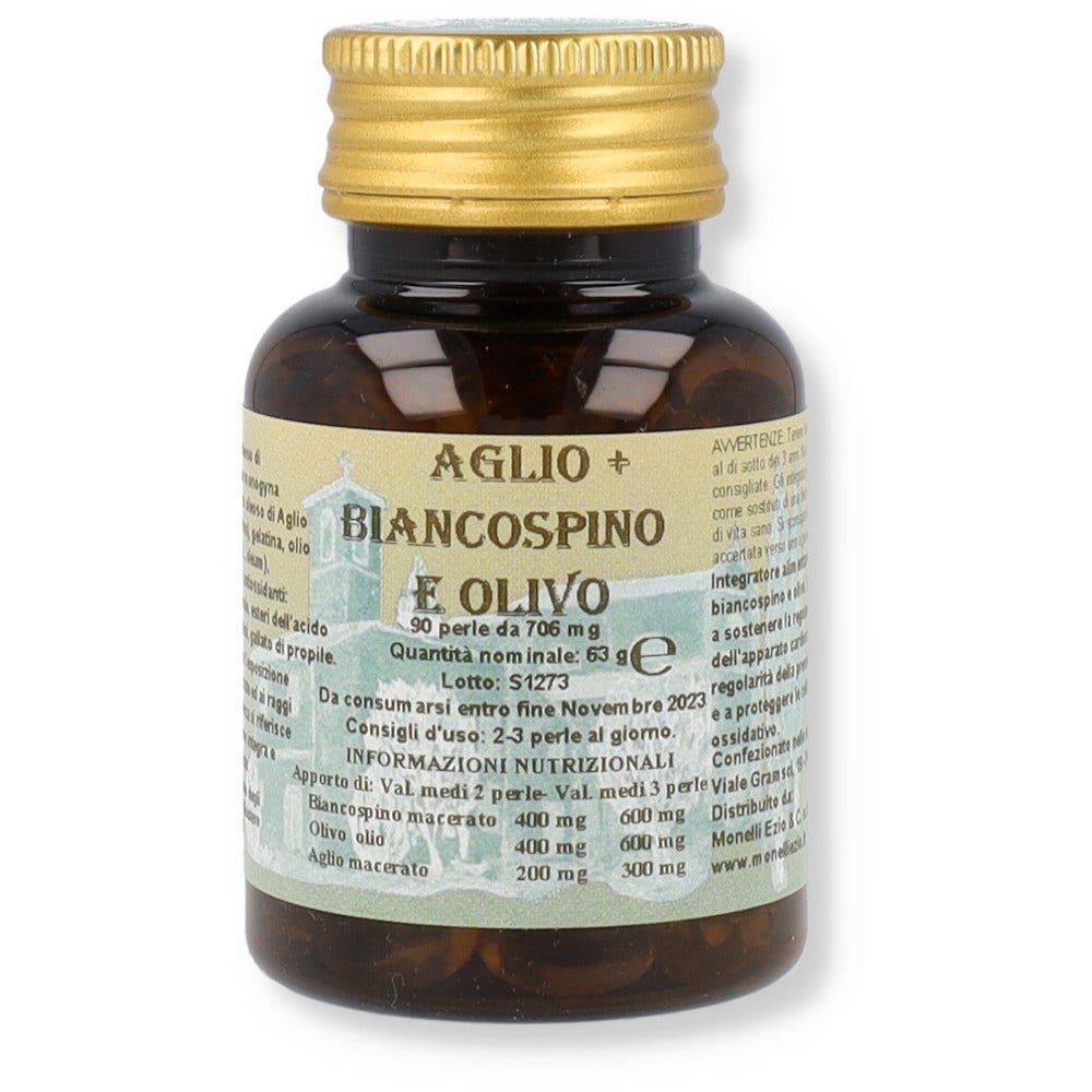 Aglio+biancospino/olivo 90 perle