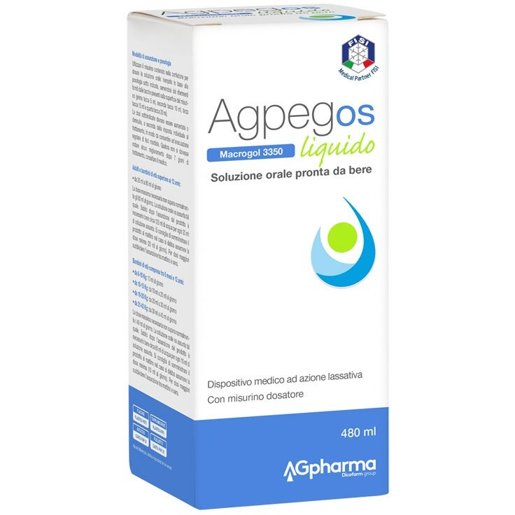 Agpeg os macrogol 3350 480ml