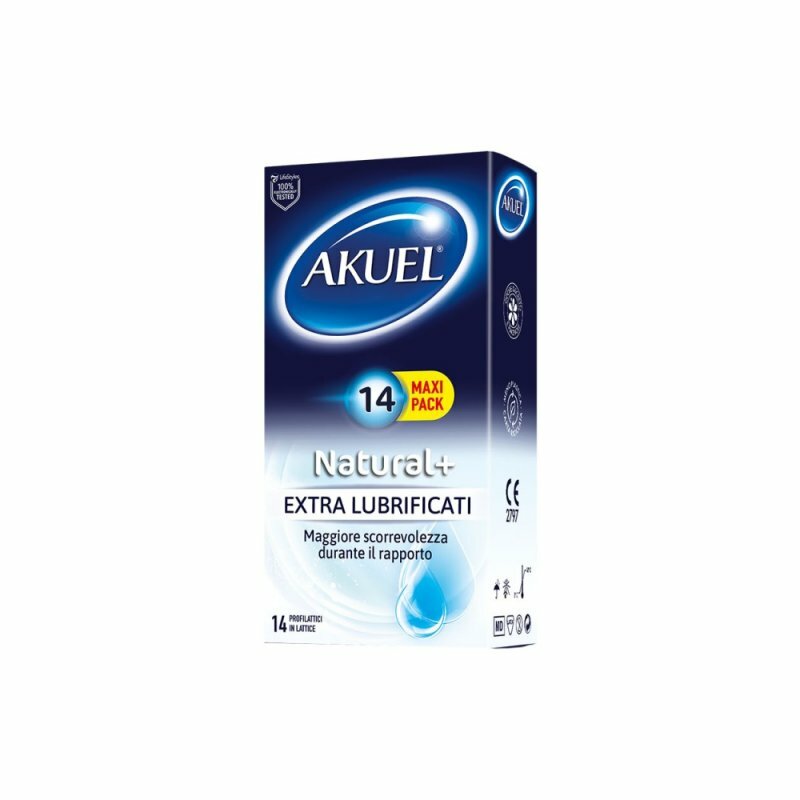 Akuel Natural+ Extralubrificato 14 pezzi