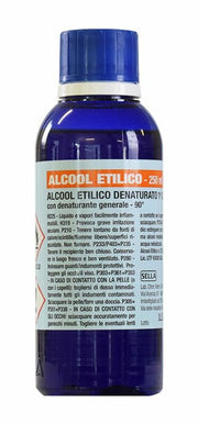 Alcool etilico denaturato 250 ml