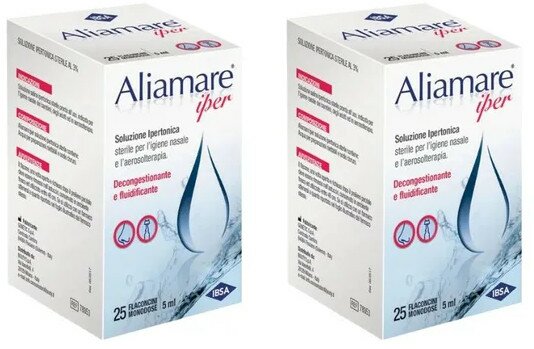 Aliamare iper 25 + 25 flaconcini 5 ml bipacco
