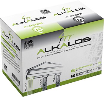 Alkalos 2 flaconi 60 compresse
