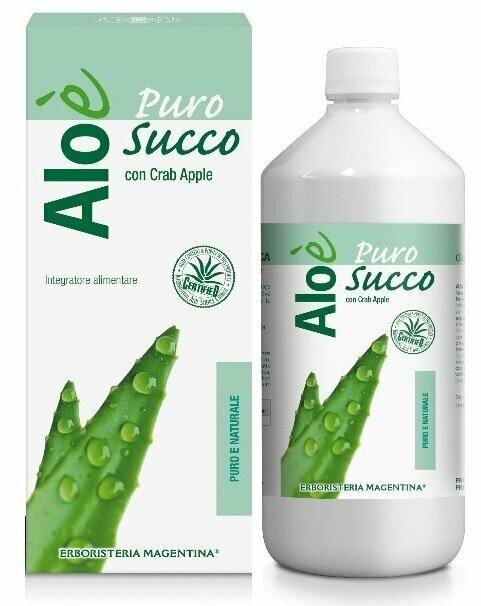 Aloe' aloe puro succo bio 1l
