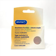 Alvita tappi auricolari silicone 3 paia