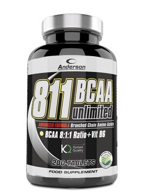 Anderson 811 bcaa unlimited 200 compresse