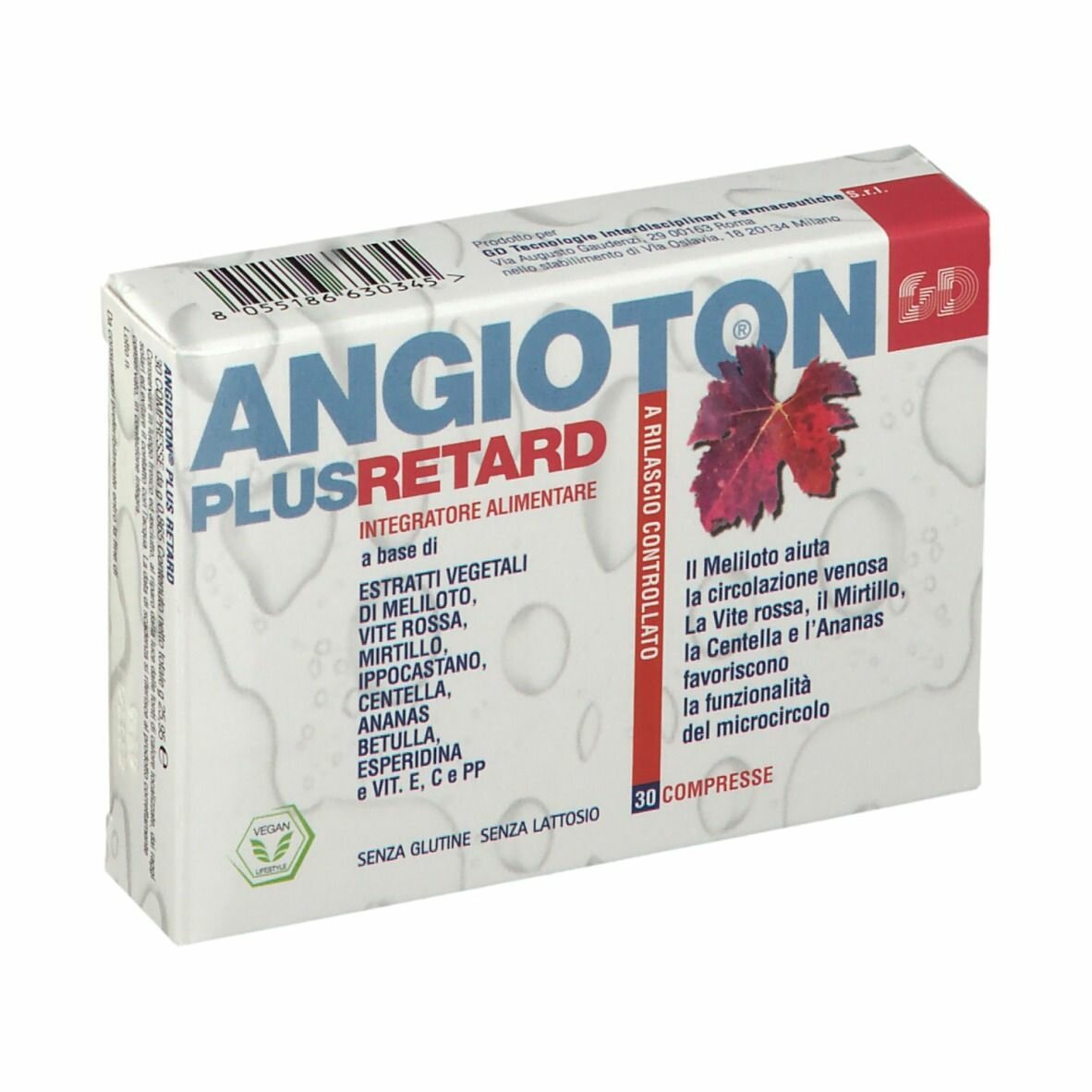 Angioton plus retard azione sul microcircolo 30 compresse