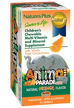 Animal parade multivitaminico arancia 90 tavolette