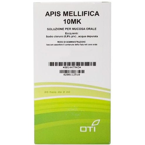 Apis mellifica 10mk 20f 2ml