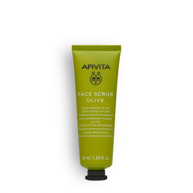 Apivita face scrub oliv50ml/02