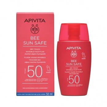 Apivita sun dryt fluid spf50+