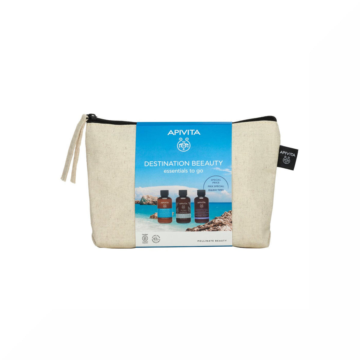 Apivita travel set destination beauty