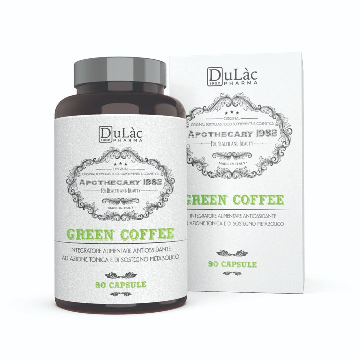 Apothecary green coffee 90 compresse