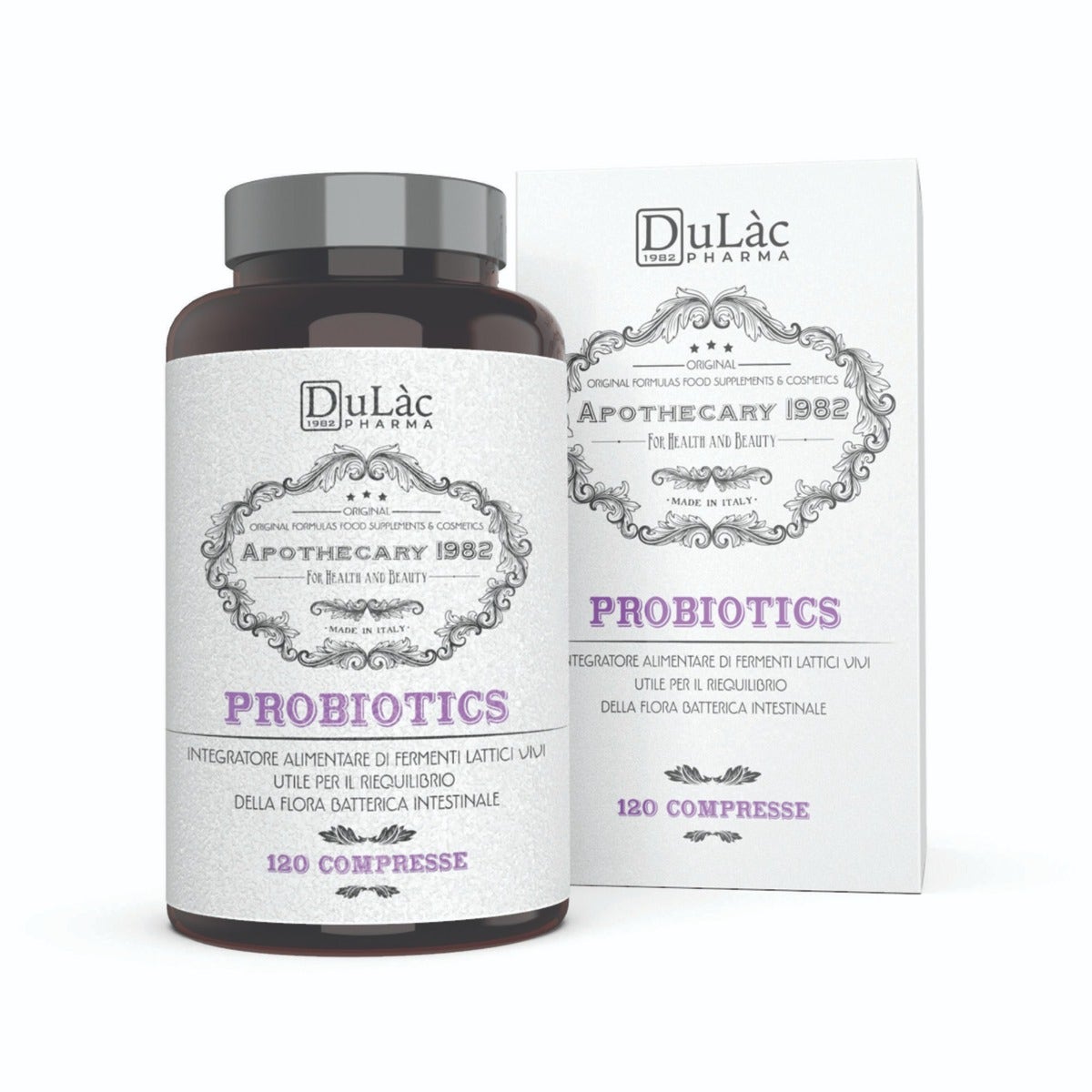 Apothecary probiotics 120 compresse