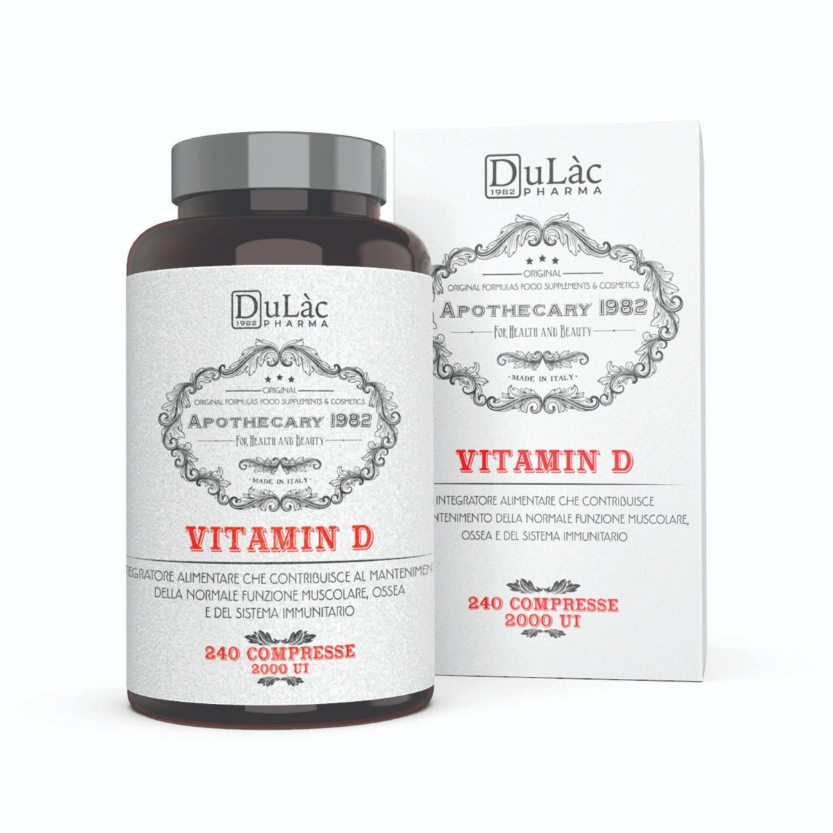 Apothecary vitamin d 240 compresse
