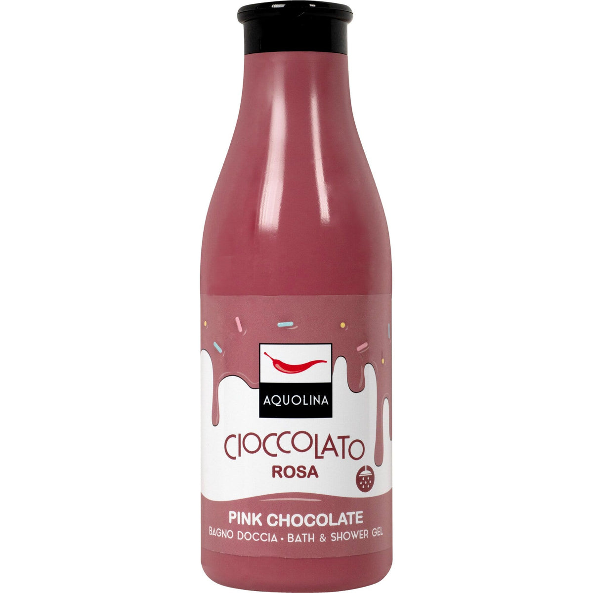 Aquolina bagno doccia cioccolato rosa 500ml