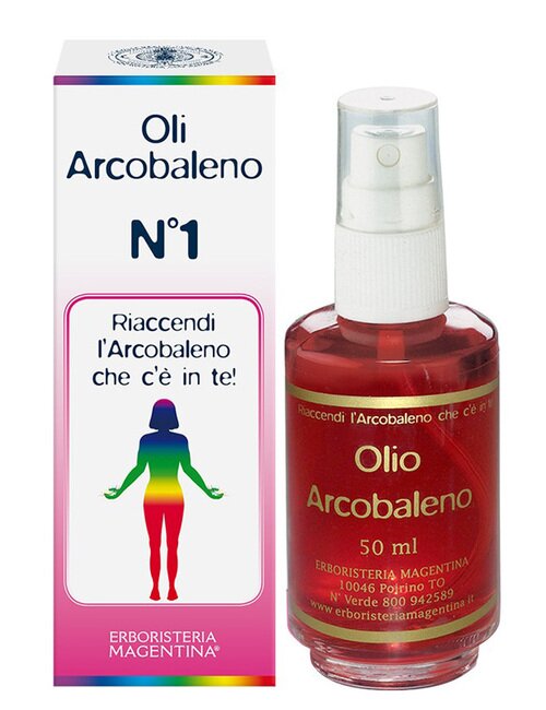 Arcobaleno olio 1 rosso 50 ml