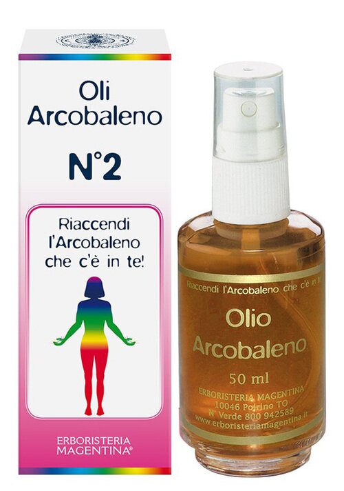 Arcobaleno olio 2 arancio 50 ml