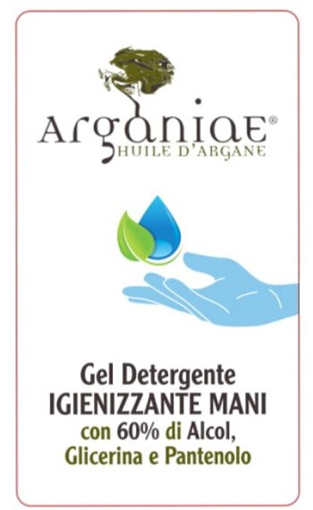Arganiae gel igienizzante mani 80 ml