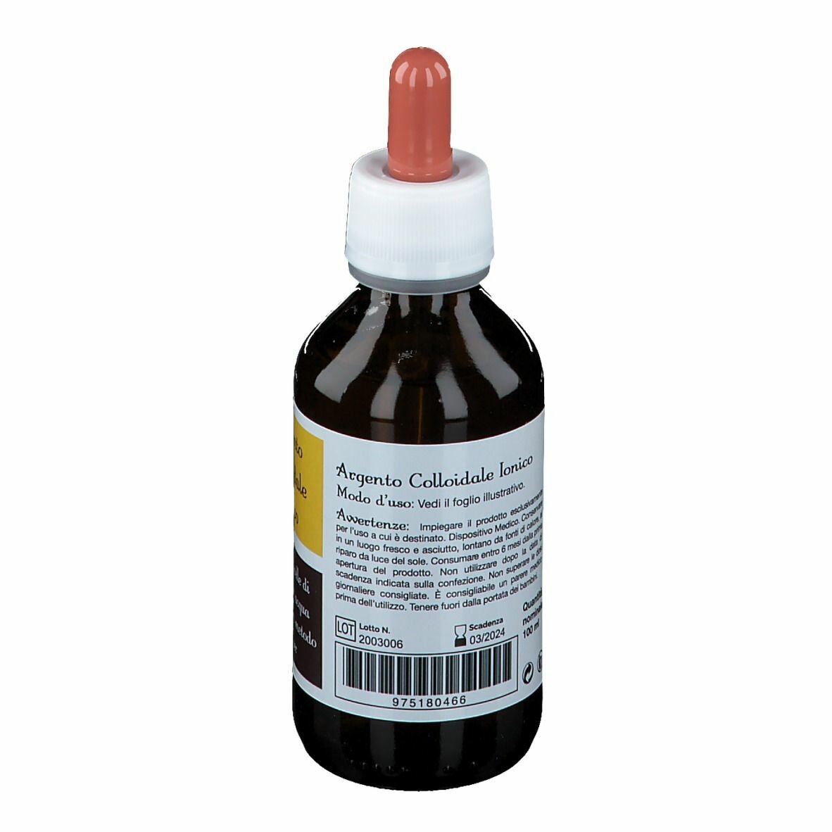 Argento collant ionico 40ppm100ml