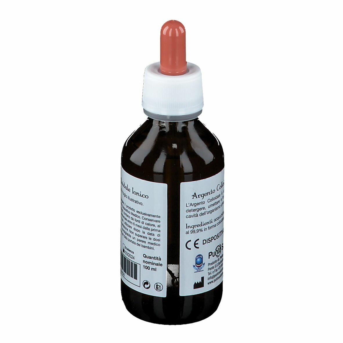 Argento collant ionico 40ppm100ml