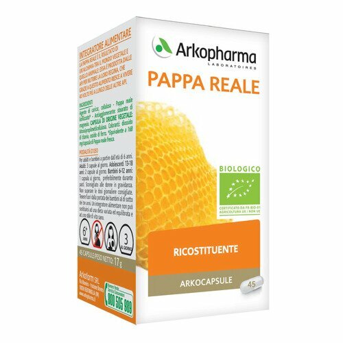 Arkocapsule Pappa Reale Bio Integratore Ricostituente 45 Capsule