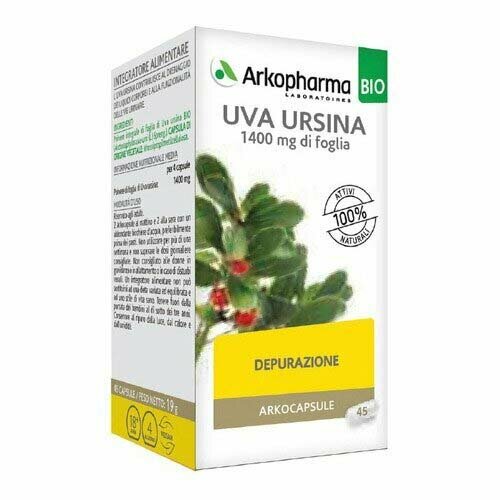 Arkocapsule Uva Ursina Bio Integratore 45 Capsule
