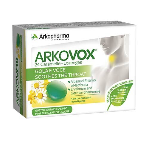 Arkovox menta/eucalipto 24 caramelle