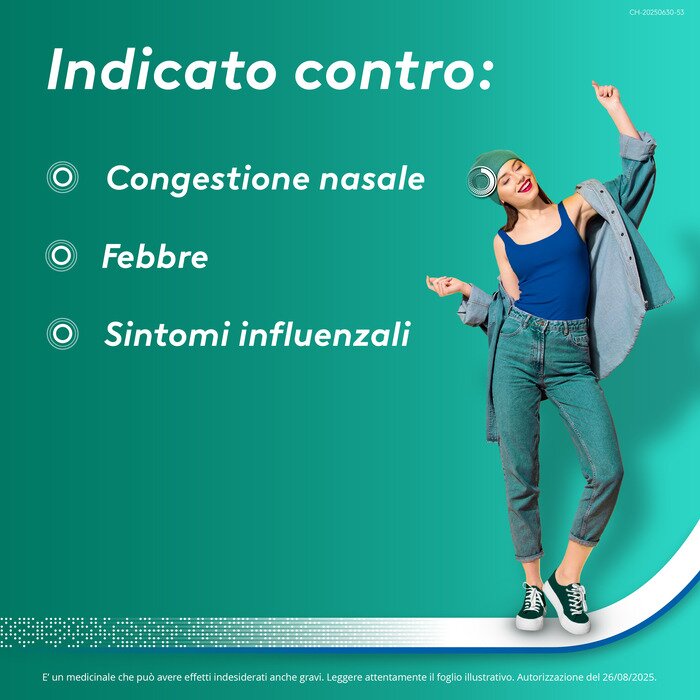 Aspirina Influenza e Naso Chiuso Decongestionante 10 Bustine